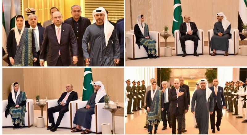 President holds meetings with UAE leadership in Abu Dhabi 