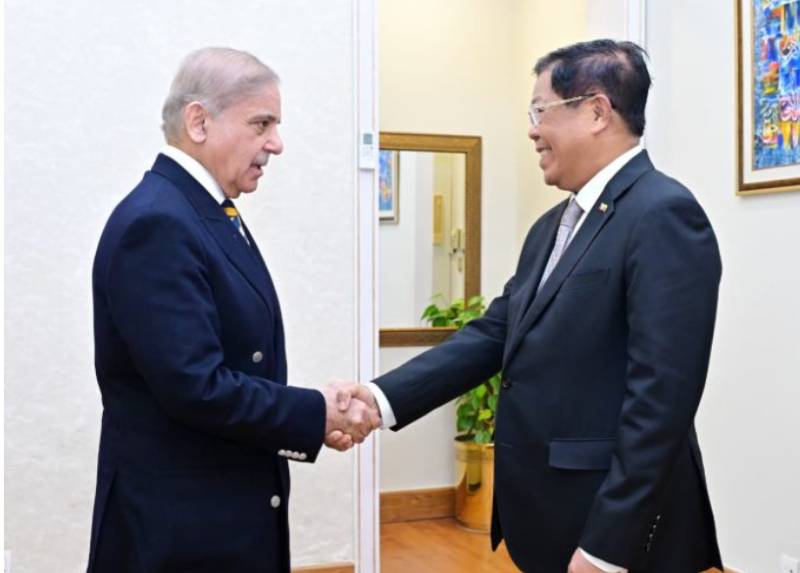 PM Shehbaz underscores expanding bilateral cooperation with Myanmar