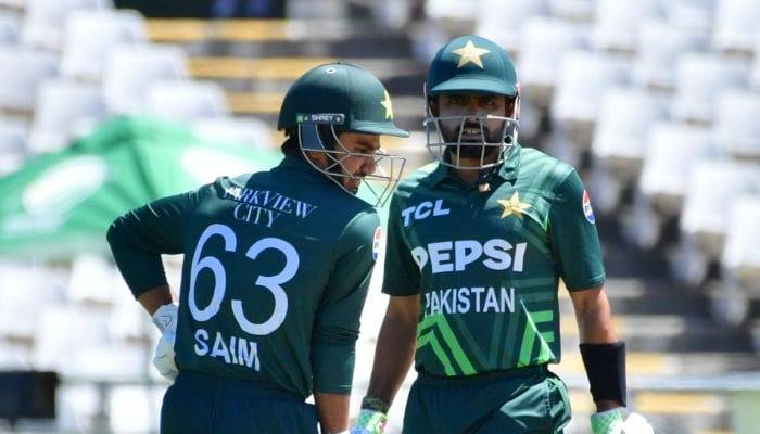 Babar, Saim climb ICC T20I rankings 