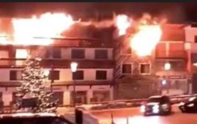 Hotel burns in France's Courchevel resort, 83 evacuated
