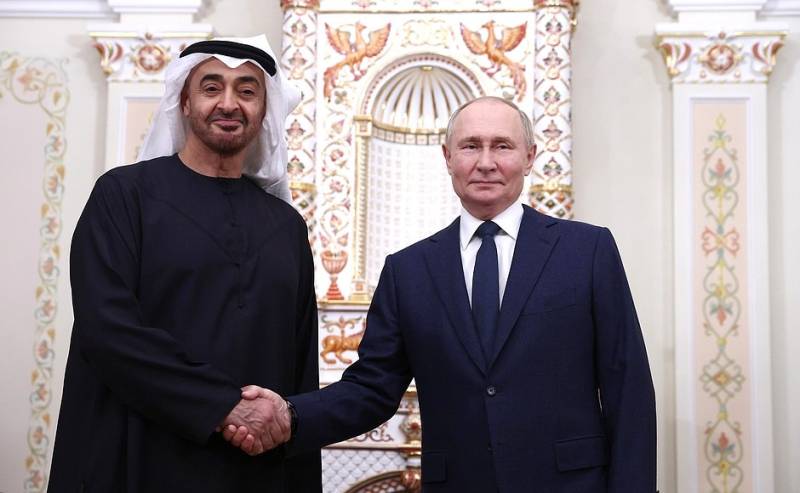 Putin meets UAE president ahead of Ukraine talks
