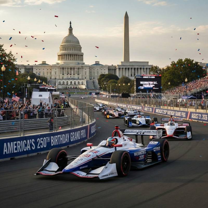 Trump announces IndyCar race in Washington for US 250th birthday