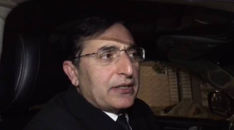 PTI chief briefs media after political committee meeting