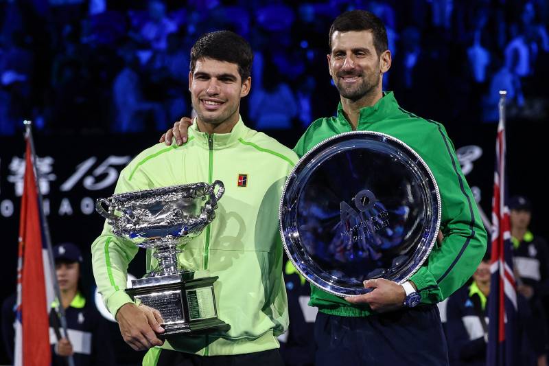Alcaraz sweeps past Djokovic to win maiden Australian Open title