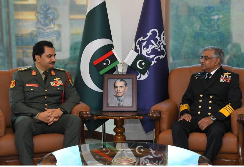 Libyan Deputy Commander-in-Chief calls on CNS Admiral Naveed Ashraf