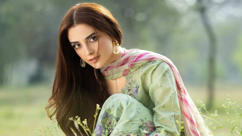 Maya Ali enjoys playful moment on swing 