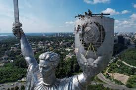 Russian attack damages iconic Soviet-era WWII monument in Kyiv