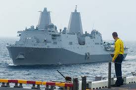US warships arrive off coast of Haiti