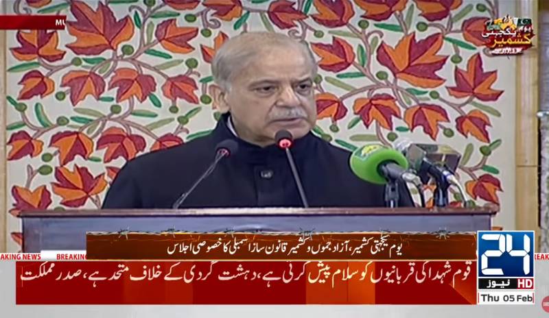Peace with India possible only on equal terms, says PM Shehbaz