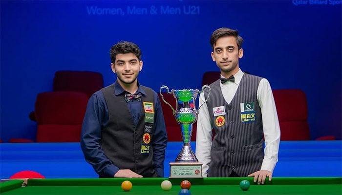  Ahsan Ramzan wins Asian U-21 snooker championship title in Qatar
