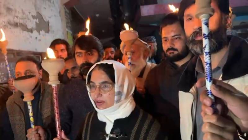 PTI holds torch-bearing rally in Rawalpindi against ‘stolen mandate’