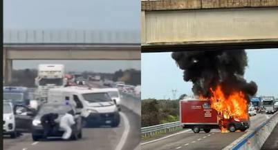 Fake police stage daylight cash van heist in Italy