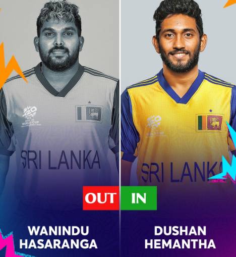 Hemantha approved as replacement for Hasaranga in Sri Lanka squad