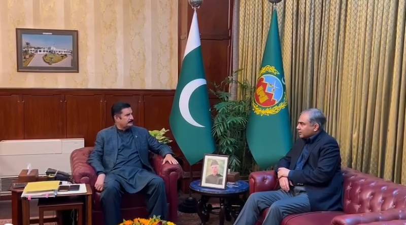 KP Governor calls on Interior Minister Naqvi, discusses security, PSL matches