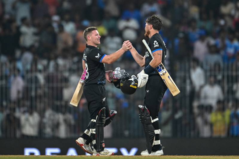 New Zealand set new T20 World Cup record partnership to crush UAE
