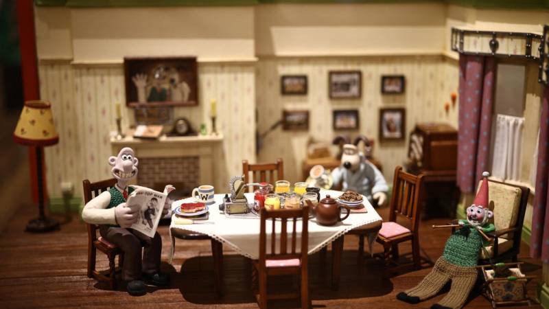 Say cheese! 'Wallace & Gromit' expo puts kids into motion