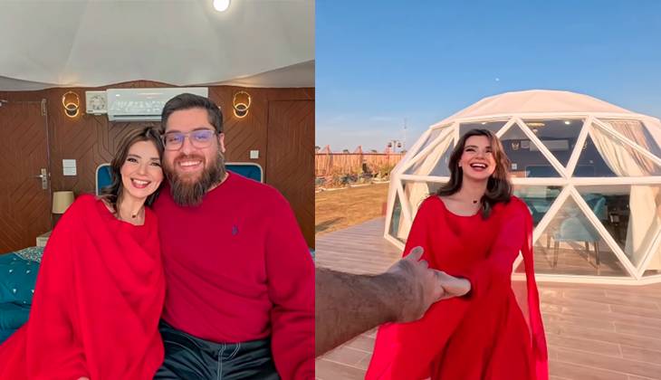 Srha Asghar’s romantic staycation at Sunset Glamp Pod