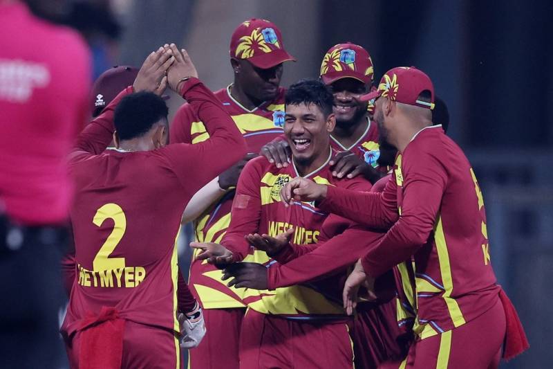 Rutherford powers West Indies to 196-6 against England at World Cup