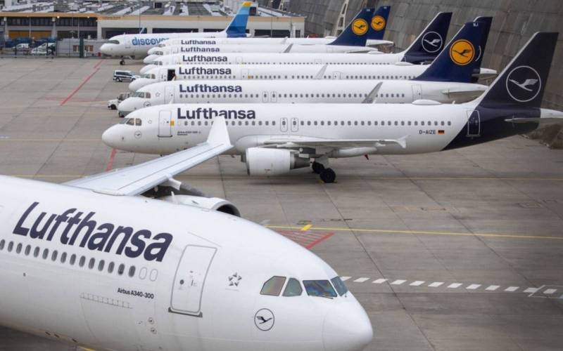 Nearly 800 flights cancelled as German pilots and cabin crew strike