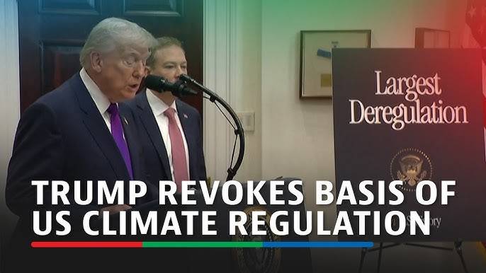 Trump dismantles legal basis for US climate rules