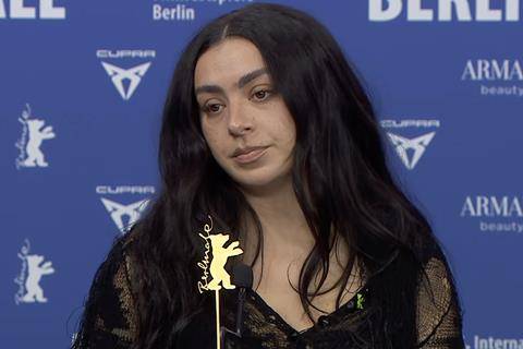 Charli XCX 'honoured' to be at 'political' Berlin Film Festival