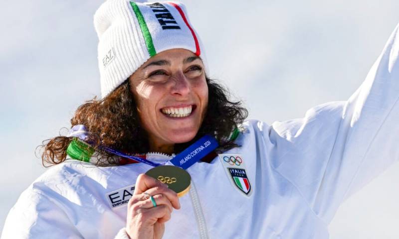 History-maker Brignone completes Olympic fairy tale as Shiffrin's medal misery continues