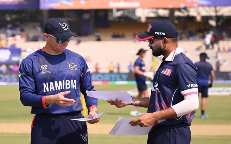 USA choose to bat against Namibia in T20 World Cup