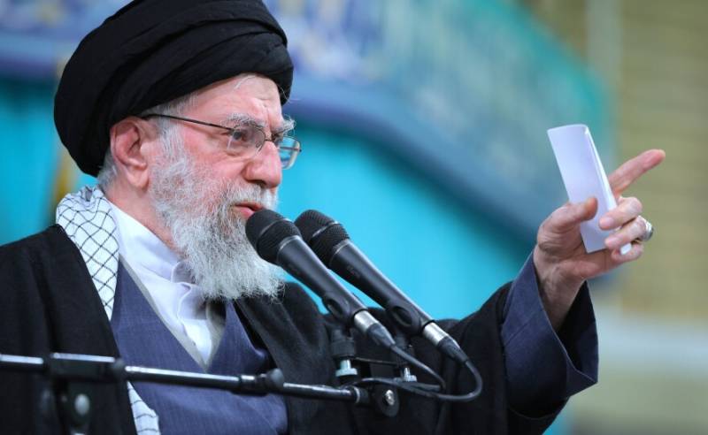 Ayatollah Khamenei warns US warship in Gulf can be sunk