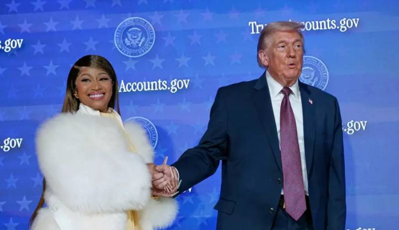 Nicki Minaj faces backlash over AI ‘twinning’ post with Trump on Presidents’ Day