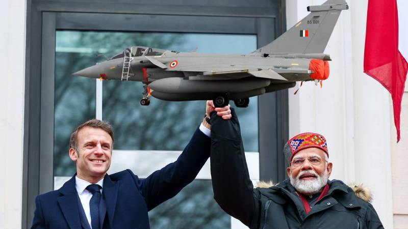 France's Macron eyes fighter jet deal during India visit