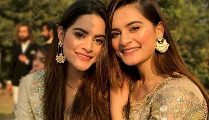 Aiman and Minal Khan serve sister goals in new reel