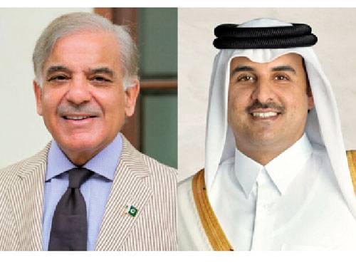 PM Shehbaz, Qatari Amir reaffirm desire to strengthen ties