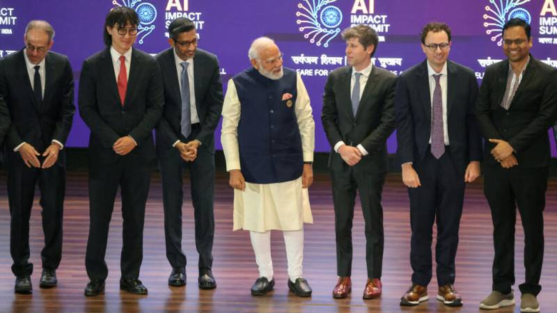 India's Modi calls for inclusive tech at AI summit