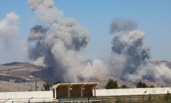 Lebanon says 12 dead in Israeli strikes on east, south
