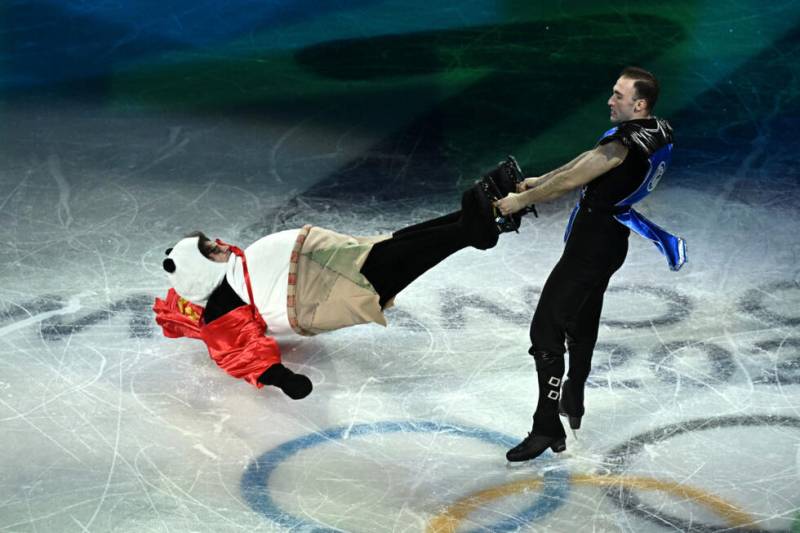 Malinin highlights mental health as Shaidorov wears panda suit at Olympic skating gala