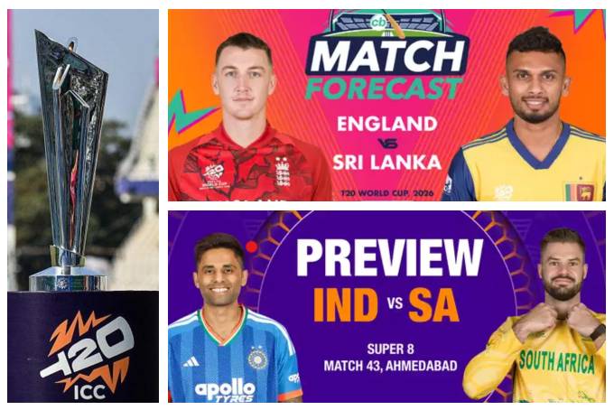 T20WC: Sri Lanka-England, India-South Africa clash in Super-Eight today  