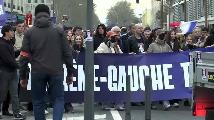 Thousands march in France for slain far-right activist