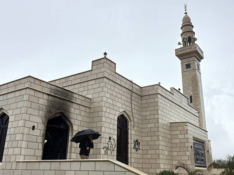 Israeli settlers attack West Bank mosque, local officials and army say