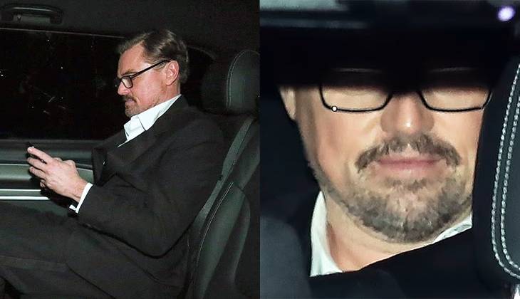 Leonardo DiCaprio keeps cool in glasses after losing leading actor award at BAFTAs