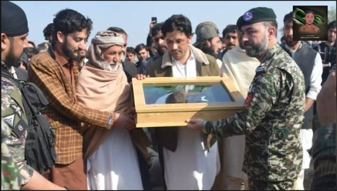 Shaheed Lt Col Shehzada Gul Faraz, Sepoy Karmat Shah laid to rest with full military honours
