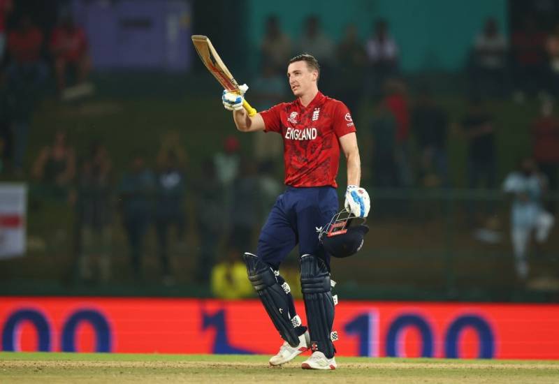 Brook's ton helps England to edge out Pakistan in thrilling T20 World Cup clash