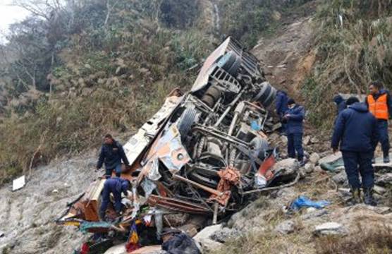Three foreigners among 19 killed in Nepal bus crash