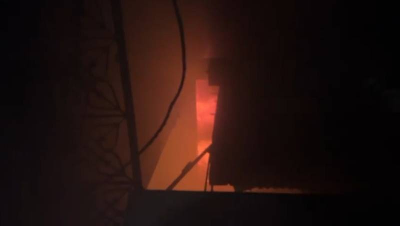 Another day, another fire at a Karachi factory!