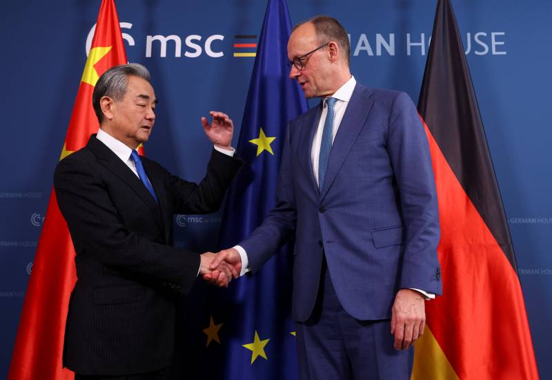 Germany's Merz arrives in China for talks on trade, security