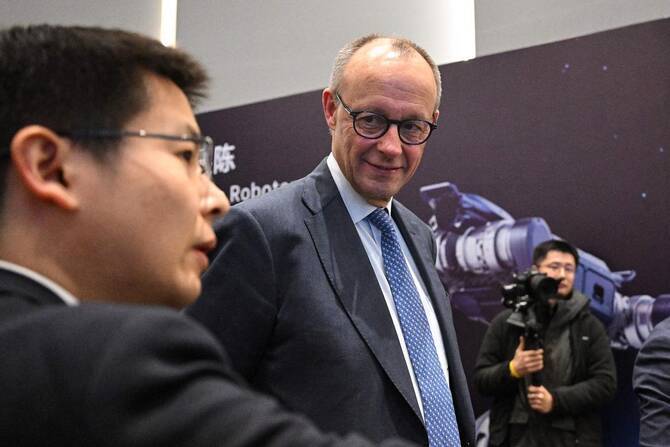 Germany's Merz visits China AI hub hoping for business deals