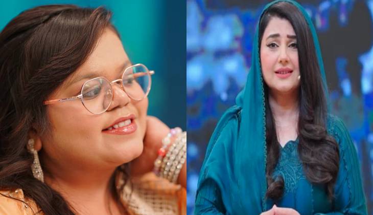 Javeria Saud defends Shehzaadi Samra after caller tries to insult her