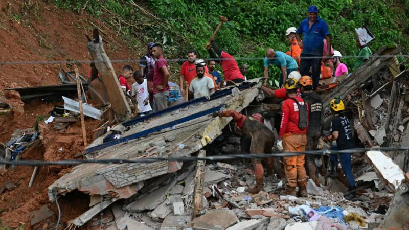 Hope fades in search for missing after Brazil rains kill 46