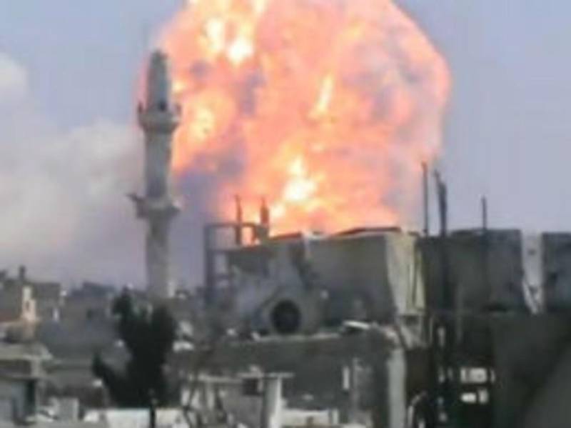 Five killed in south Syria by depot explosion, not Iran missile: state TV