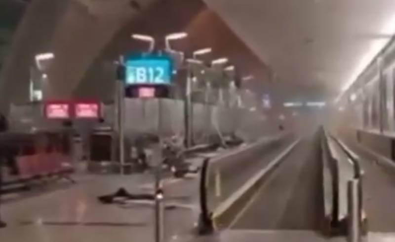 Dubai airport damaged, four wounded in 'incident'