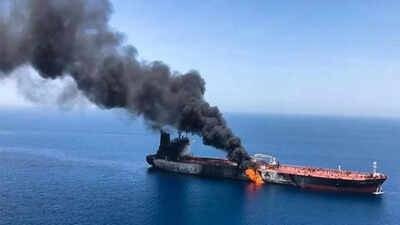 Oman port and tanker hit as Iran strikes the Gulf